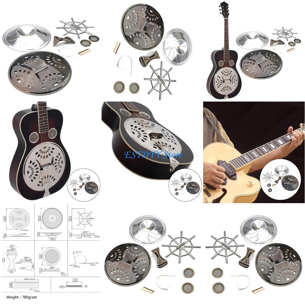 Dobro Resonator Guitar - G6DE Gitaar Resonator Kegels Klankgat Schermen