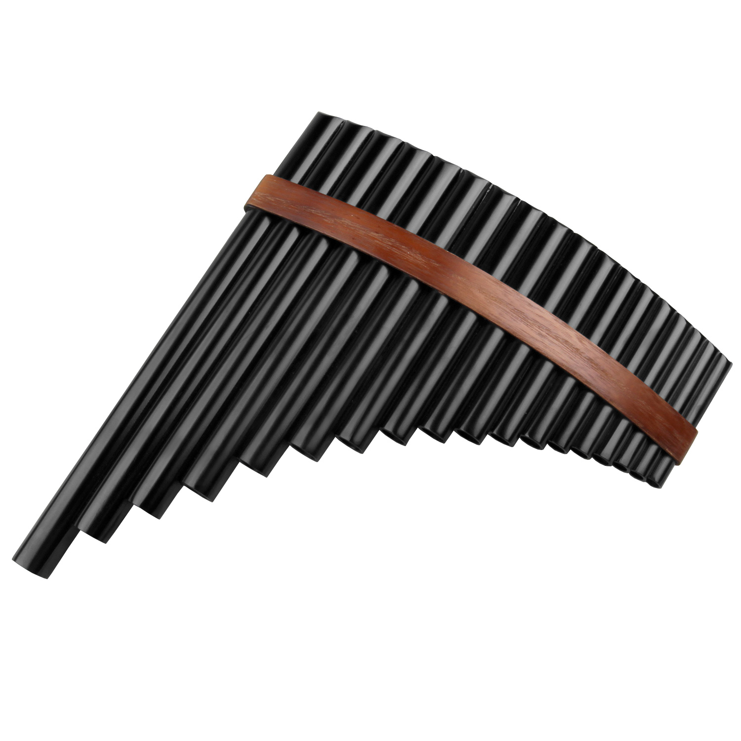 Musical Instrument Pipe - 18 pijpen BrownPan Flute F Key