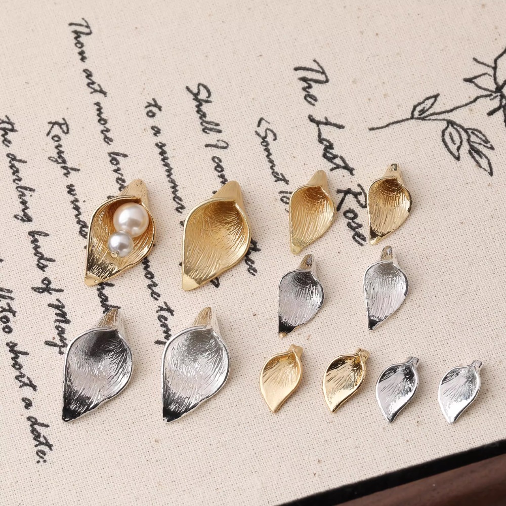 Musical Instrument Jewelry - 4 STKS Sierlijke Hoorn Bloemblaadjes Bloem