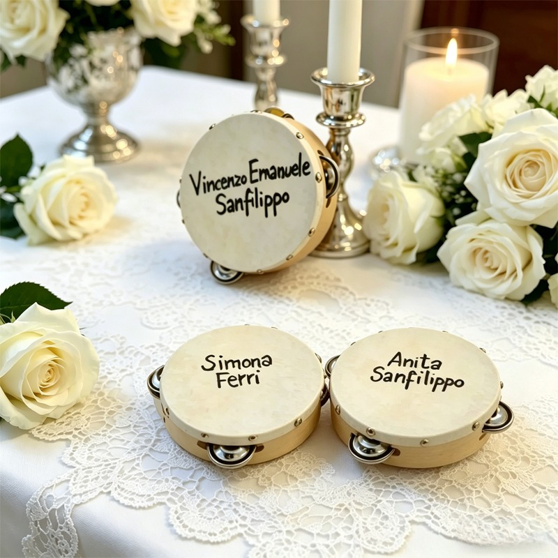Musical Instrument Name - 3/5 STUKS ﻿ Bruiloft tamboerijnen met