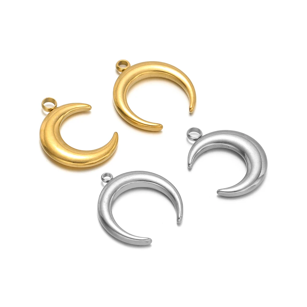 Musical Instrument Jewelry - 5 stuks roestvrij staal maan hoorn