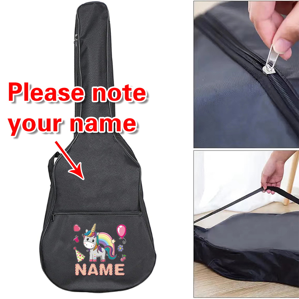 Musical Instrument Name - Aangepaste naam gitaartas 36-41 inch waterdichte