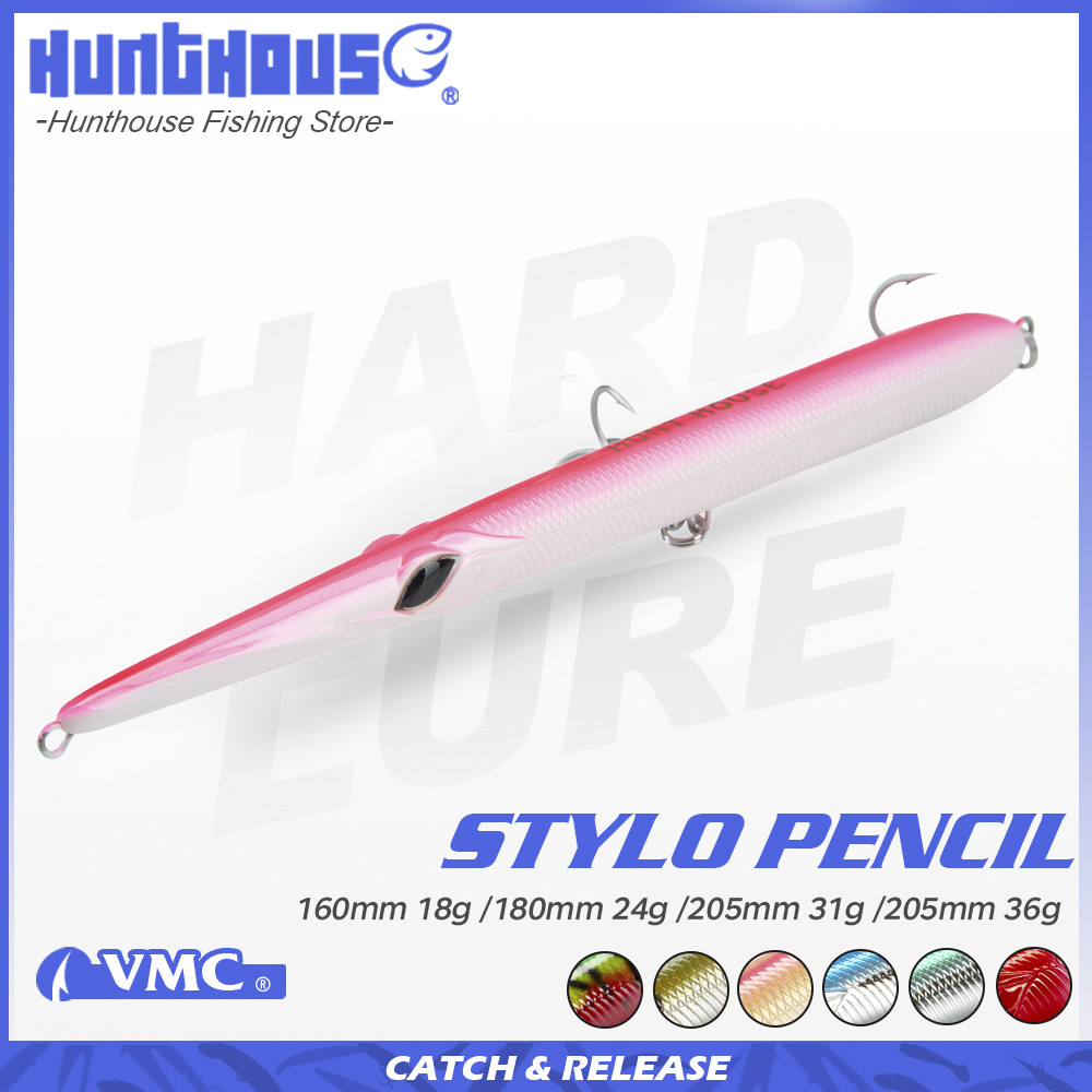 Rain Stick Percussion - Hunthouse Stylo 160/180/205mm 18/24/31/36g Spinning Leurre