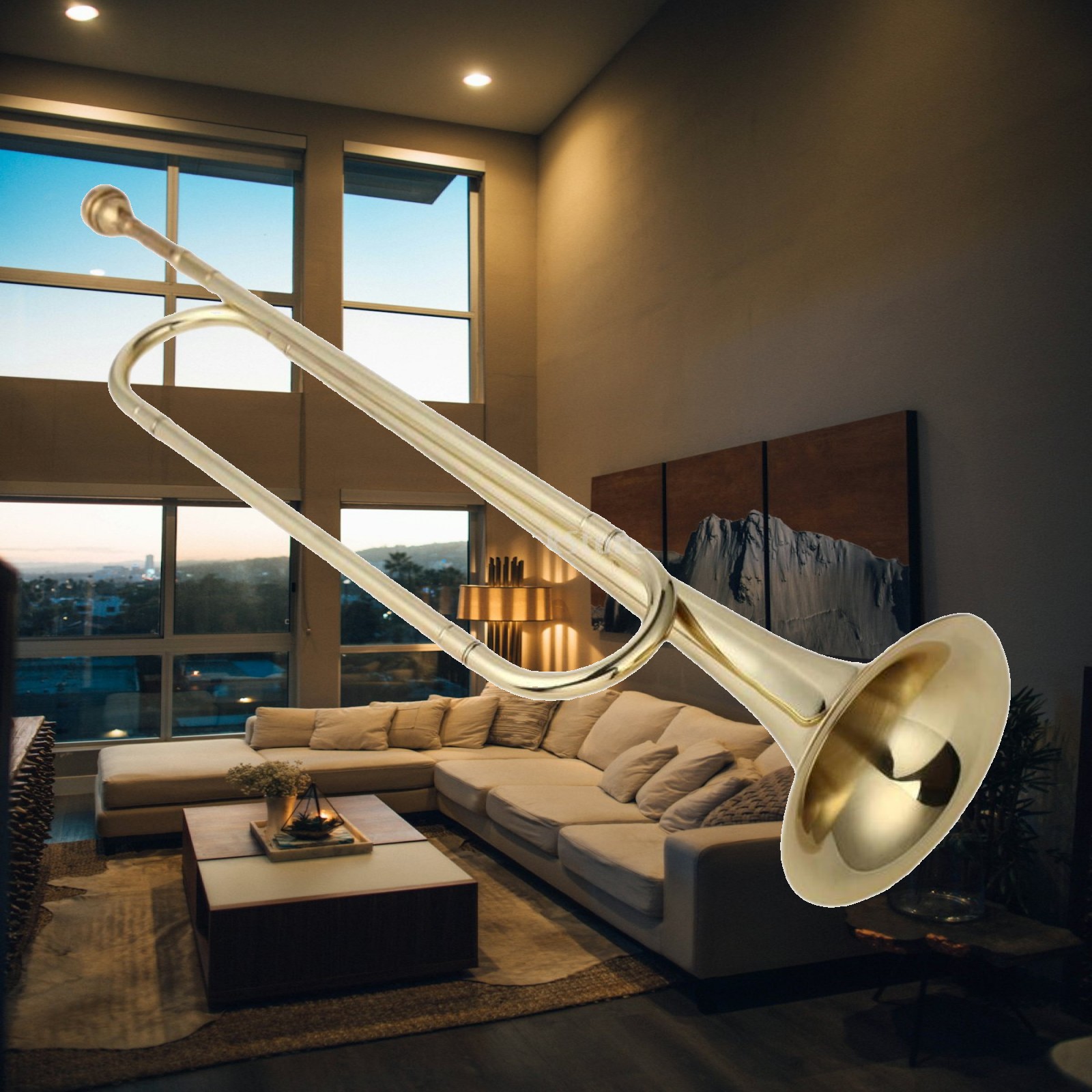 Musical Instrument Bugle - B-flat bugel, jonge team-bugel, klassieke professionele