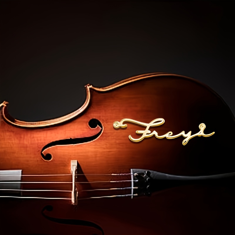Musical Instrument Name - [Op maat gemaakt] Decoratieve naamplaatjes met
