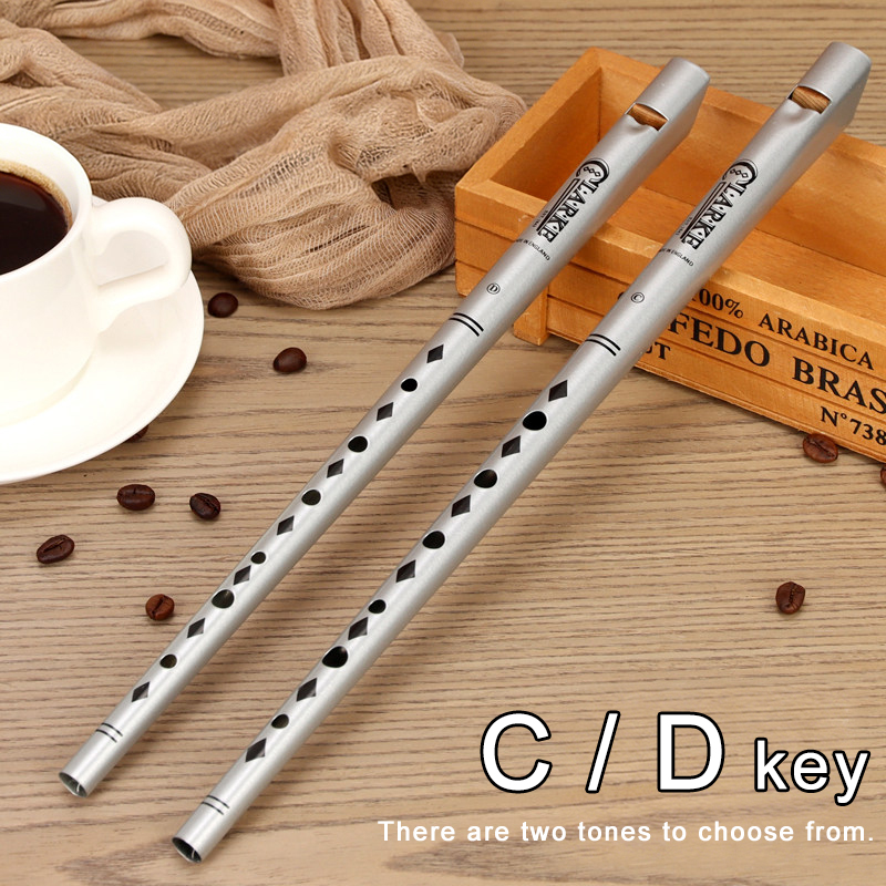 Musical Instrument Pipe - Traditionele Clarke Fluit Zilver C/D Sleutel