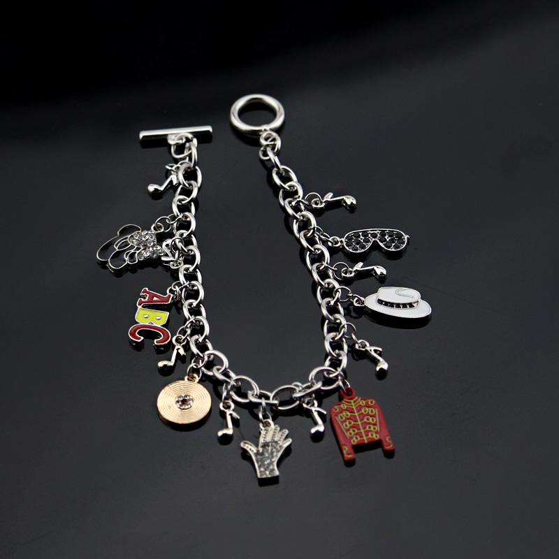 Musical Instrument Jewelry - Michael Jackson Muziek Bedelarmband Nieuwe Aanwinst