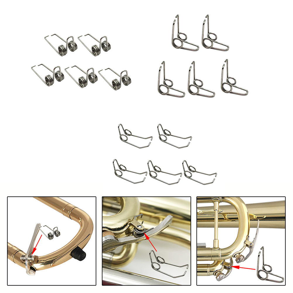 Musical Instrument Manufacturers - 5 stks Ijzeren Trompet Trombone Altventiel