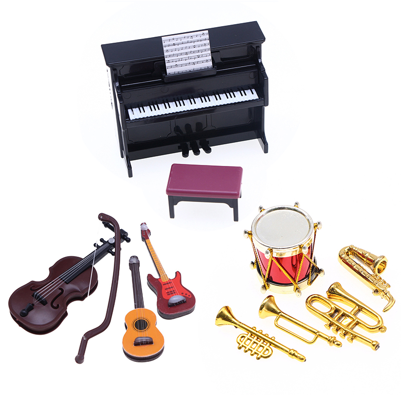 1:12 Dollhouse Miniatuur Klass - Musical Instrument Manufacturers recensie en prijs