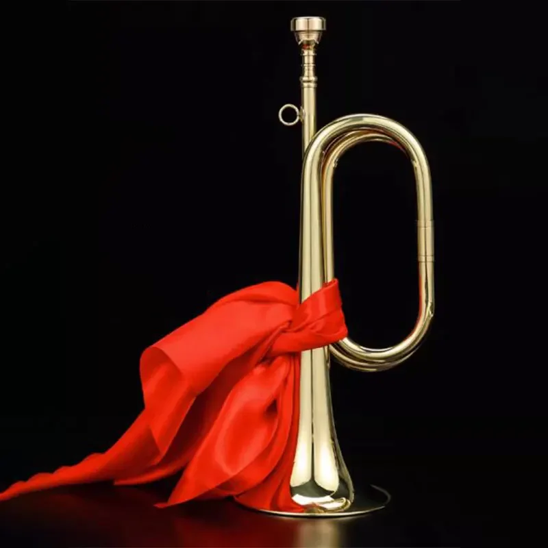 Messing trompet voor kinderen, - Musical Instrument Bugle recensie en prijs