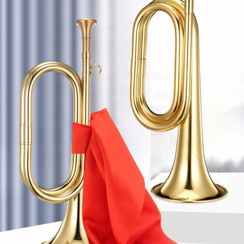 Messing trompet voor kinderen, - Musical Instrument Bugle recensie en prijs