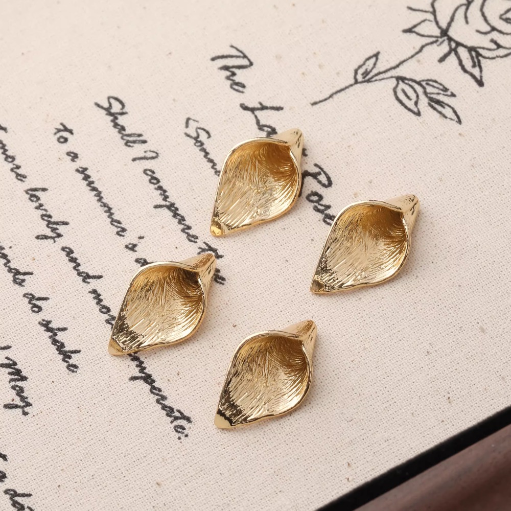 4 STKS Sierlijke Hoorn Bloembl - Musical Instrument Jewelry recensie en prijs