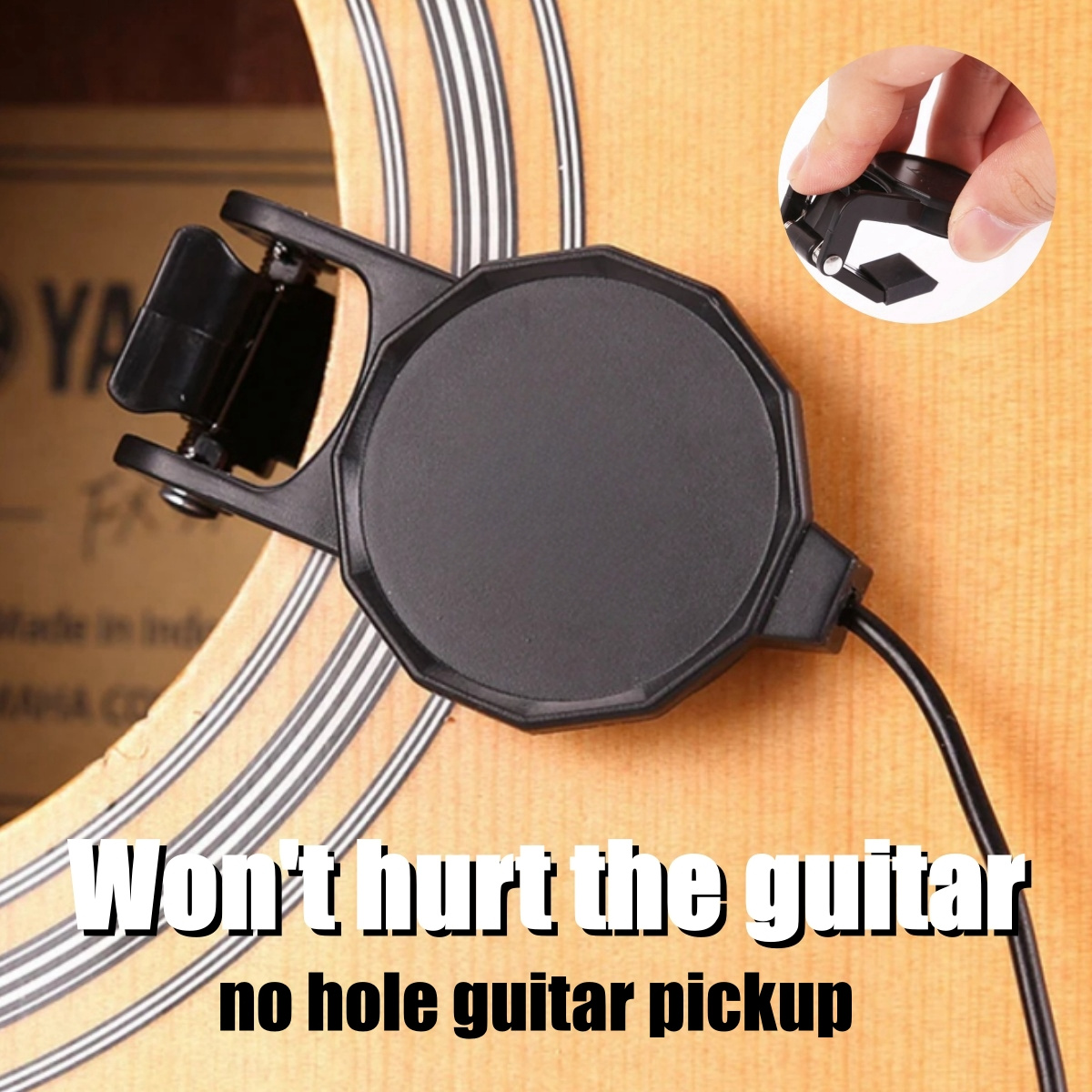 Audio Jack Clip Op Pickup voor - Musical Instrument Dulcimer recensie en prijs