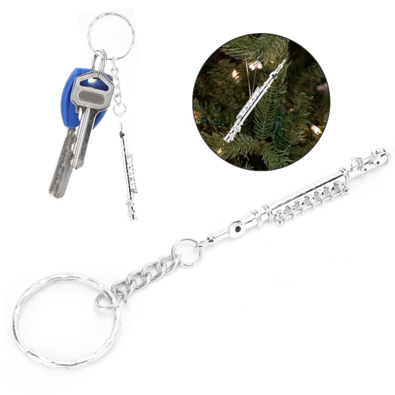 Fluit sleutelhanger metalen sl - Musical Instrument Jewelry recensie en prijs