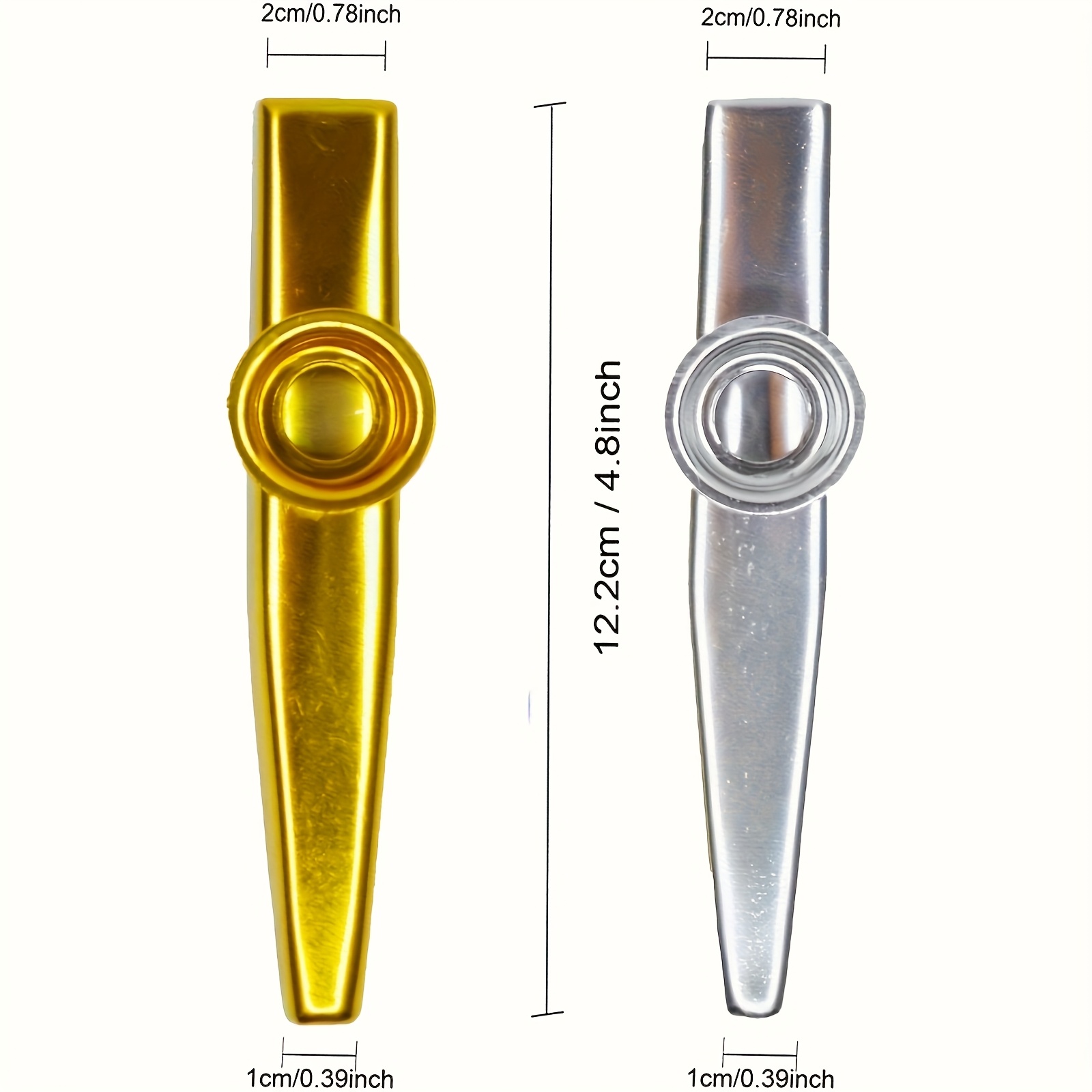 7 stks Metalen Kazoos Eenvoudi - Musical Instrument Art recensie en prijs