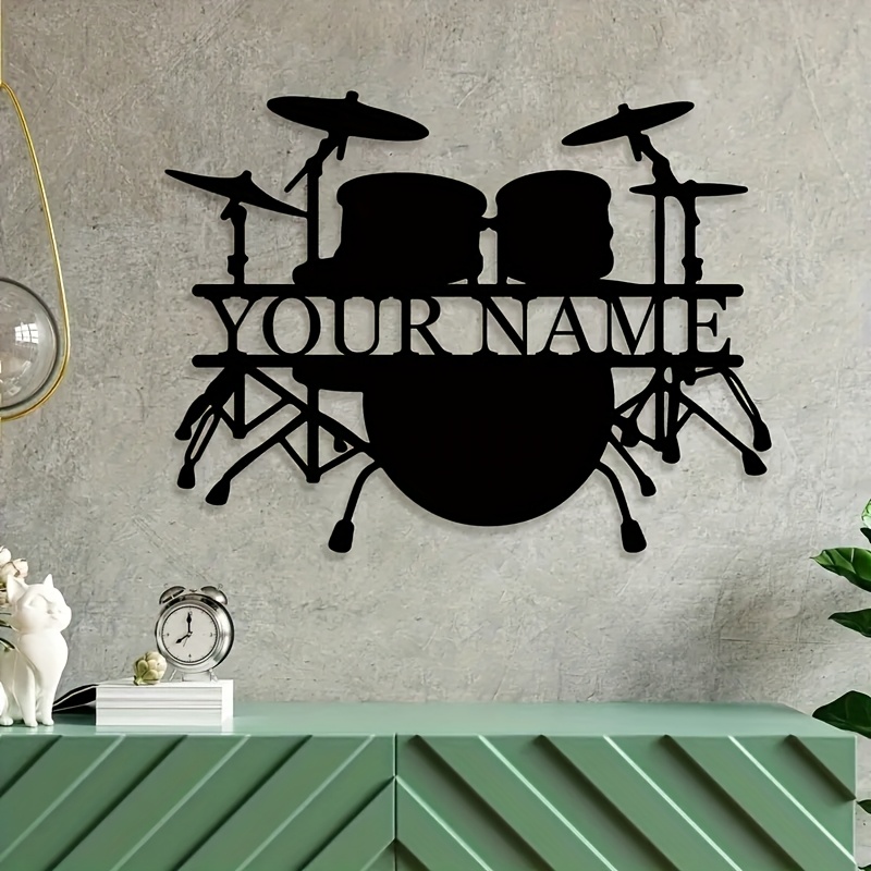 Op maat gemaakte metalen wandd - Musical Instrument Name recensie en prijs