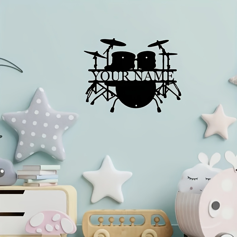 Op maat gemaakte metalen wandd - Musical Instrument Name recensie en prijs