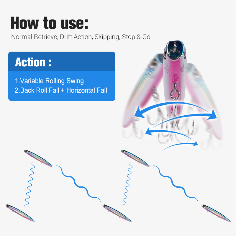 Noeby Sinking Pencil Jig Visse - Rain Stick Percussion recensie en prijs