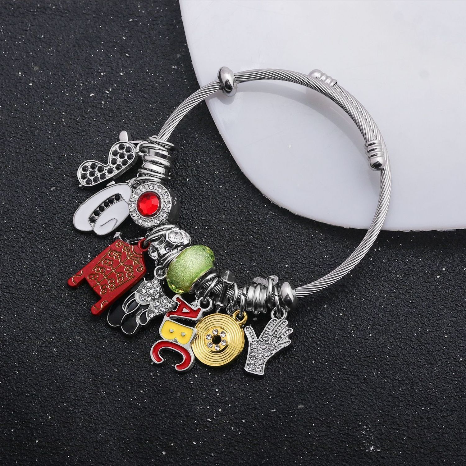 Michael Jackson Muziek Charm A - Musical Instrument Jewelry recensie en prijs