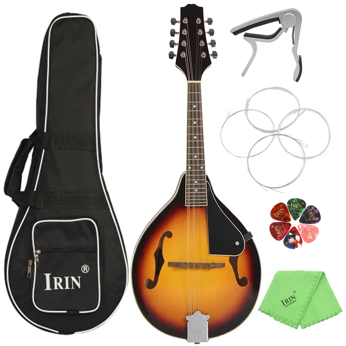 IRIN Sunset 8-snarige lindehou - Musical Instrument Mandolin recensie en prijs